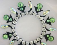 ビンディ：おへそ 丸三角 黄緑　 
