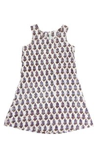 SALE!! アノーキ ガール 各サイズ：イージードレス 青花