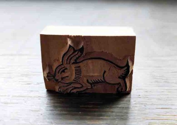 画像4: ネパール木版：ウサギ