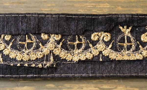 画像13: インディアンリボンレース：各エメラルドグリーン、グレー、ブラック、ホワイト　＜クリックポストOK＞