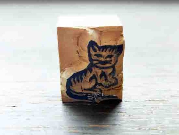 画像4: ネパール木版：子猫　＜クリックポストOK＞