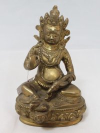 ネパール　真鍮・ジャンバラ（宝蔵神）