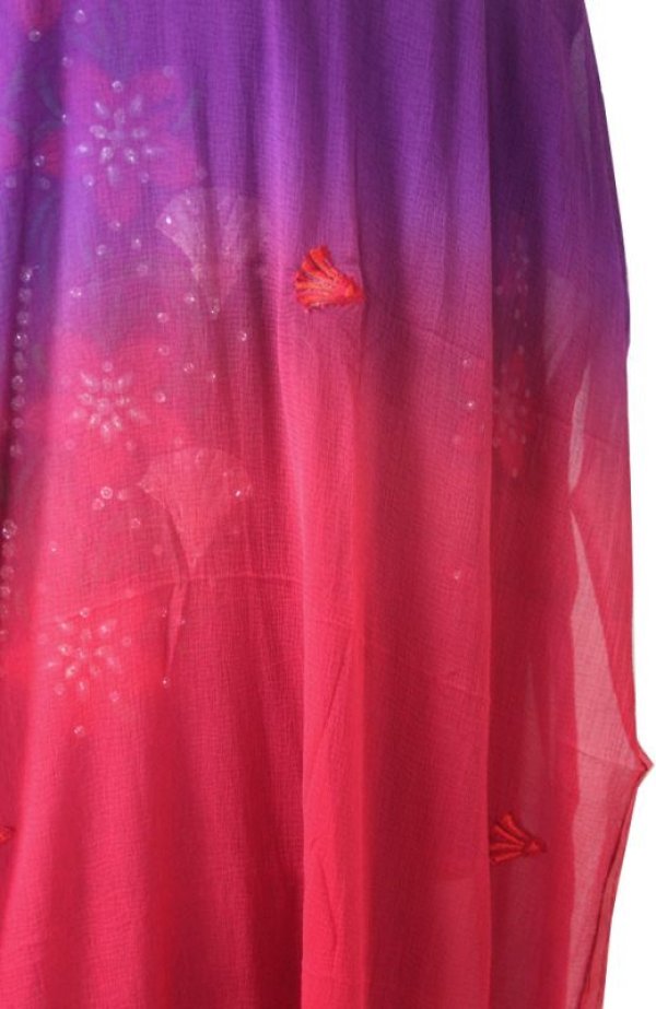 画像11: SALE! ! ＜S~M＞ パンジャビドレス：クルタ・チュリダール　パープル＆レッド