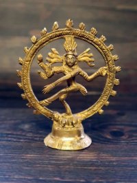 インド　真鍮　ナタラージャ（ダンシング・シヴァ）大