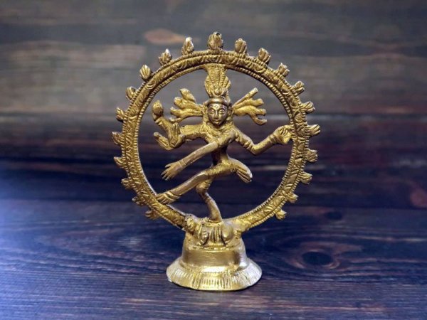 画像2: インド　真鍮　ナタラージャ（ダンシング・シヴァ）大