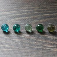 インドのカラフルボタン：水色、グリーン系 各種 ＜クリックポストOK＞