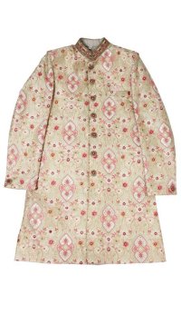 SALE!! シャルワニ：クリーム色　S（インド表記３８）