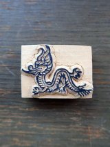 ネパール木版：ドラゴン