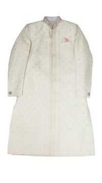 SALE!! シャルワニ：オフホワイト　S〜M（インド表記３８）