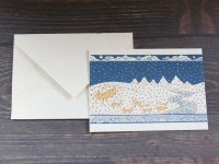グリーティングカード：ネパール ロクタ紙製カード a　＜クリックポストOK＞