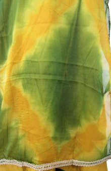 他の写真2: ＜XL＞パンジャビドレス：クルタ・サルワール　オリーブグリーン＆黄土色