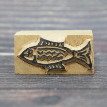 他の写真1: ネパール木版：魚 ＜クリックポストOK＞