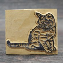 他の写真1: ネパール木版：ネコ ＜クリックポストOK＞