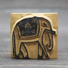 他の写真1: ネパール木版：ゾウ ＜クリックポストOK＞