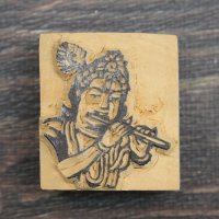 ネパール木版：クリシュナ ＜クリックポストOK＞