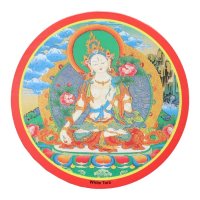 神様シール：ホワイトターラー ＜クリックポストOK＞