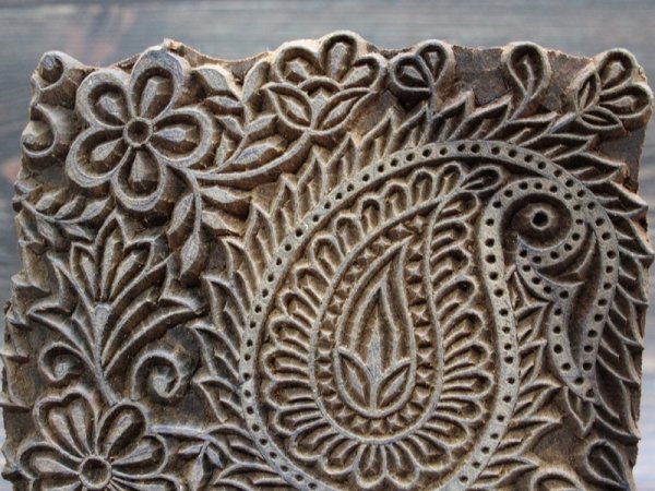 画像2: インド木版: ボタニカル ＜クリックポストOK＞