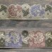 画像2: 【２０cm単位】 インド 刺繍 リボン レース： ピンク＆ブルー　＜クリックポストOK＞ (2)