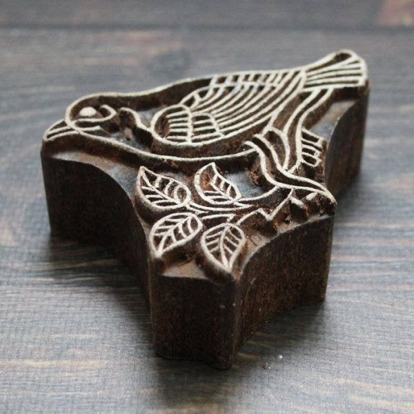 画像2: インド木版:鳥 (2) ＜クリックポストOK＞