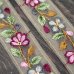 画像17: 【１０cm単位】インド刺繍リボン：花　各カラー　＜クリックポストOK＞