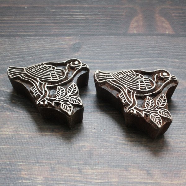 画像4: インド木版:鳥 (1) ＜クリックポストOK＞