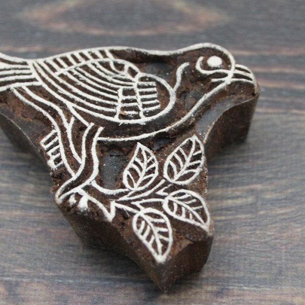 画像3: インド木版:鳥 (1) ＜クリックポストOK＞