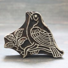 他の写真1: インド木版:鳥 (2) ＜クリックポストOK＞