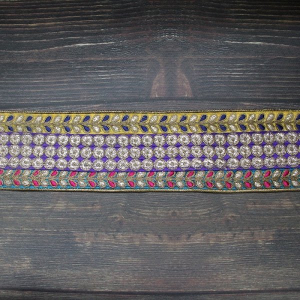 画像3: 【１０cm単位】 インド刺繍 リボン レース　＜クリックポストOK＞