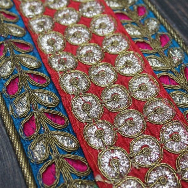 画像4: 【１０cm単位】 インド刺繍 リボン レース　＜クリックポストOK＞