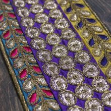 他の写真1: 【１０cm単位】 インド刺繍 リボン レース　＜クリックポストOK＞