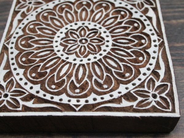 画像4: インド木版: 花 ＜クリックポストOK＞