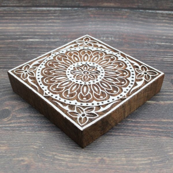 画像3: インド木版: 花 ＜クリックポストOK＞