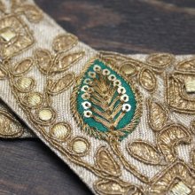 他の写真2: 【１０cm単位】インド刺繍リボン：リーフ 各カラー ＜クリックポストOK＞