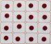 画像2: トラディショナル ビンディ ２面：ダークレッド  まる　約０.５cm  <クリックポストOK> (2)