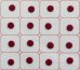 画像2: トラディショナル ビンディ ２面：ダークレッド  まる　約０.４cm  <クリックポストOK> (2)