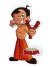 画像1: インドステッカー：CHHOTA BHEEM  ＜クリックポストOK＞ (1)