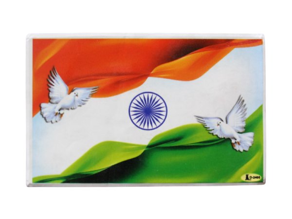 画像1: インドステッカー：インド国旗に鳩  ＜クリックポストOK＞