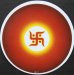 画像2: インドステッカー：スワスティカ  ＜クリックポストOK＞ (2)