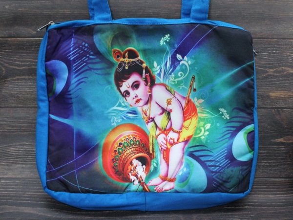 画像2: 神様バッグ：クリシュナ ブルー