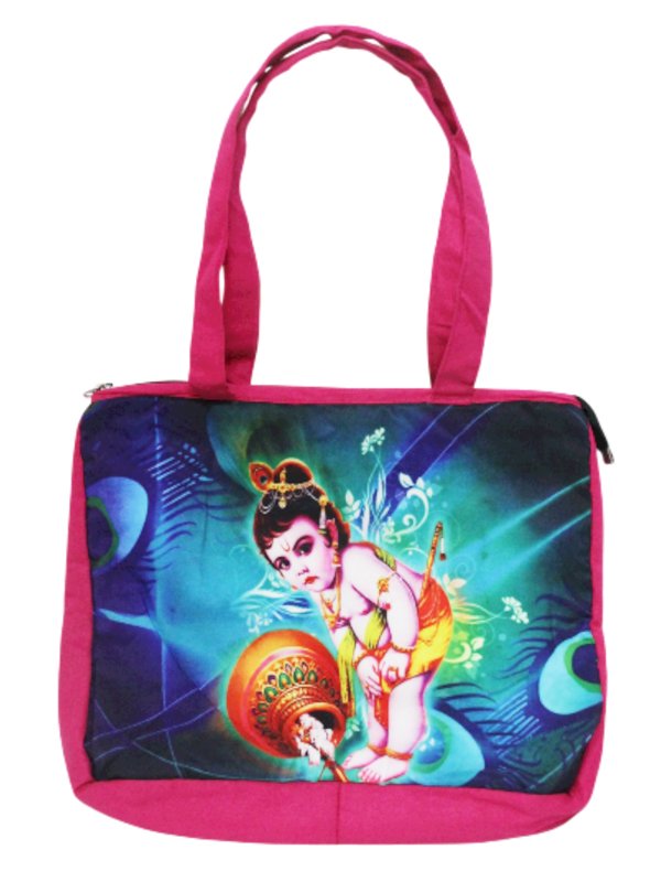 画像1: 神様バッグ：クリシュナ ピンク