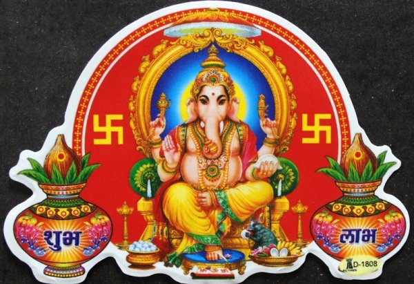 画像2: 神様シール：ガネーシャ ＜クリックポストOK＞