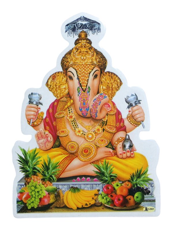 画像1: 神様シール：ガネーシャ ＜クリックポストOK＞