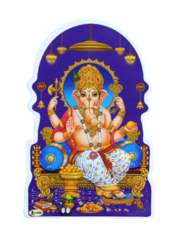 画像1: 神様シール：ガネーシャ ＜クリックポストOK＞