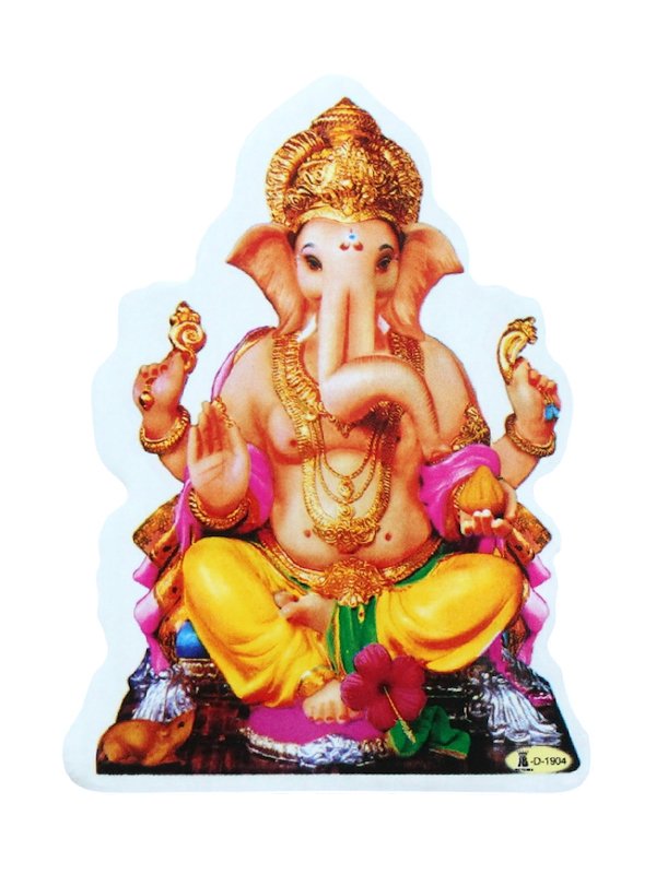 画像1: 神様シール：ガネーシャ ＜クリックポストOK＞