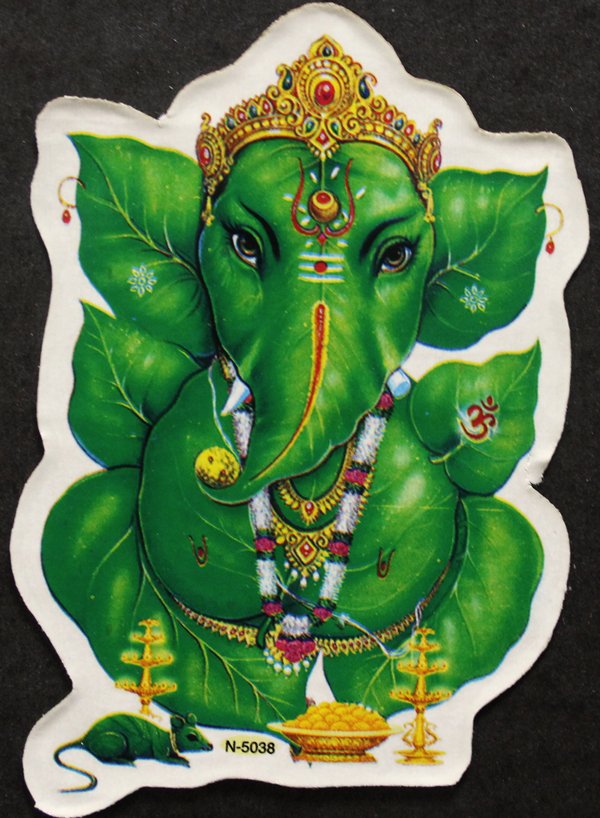 画像2: 神様シール：ガネーシャ ＜クリックポストOK＞