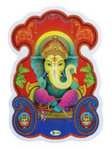 神様シール：ガネーシャ ＜クリックポストOK＞