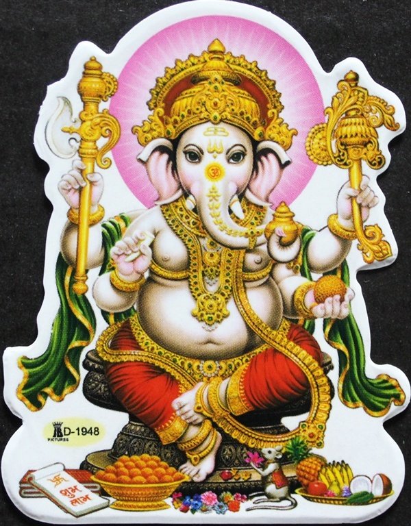 画像2: 神様シール：ガネーシャ ＜クリックポストOK＞