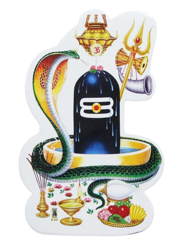 画像1: 神様シール：シヴァリンガ ＜クリックポストOK＞