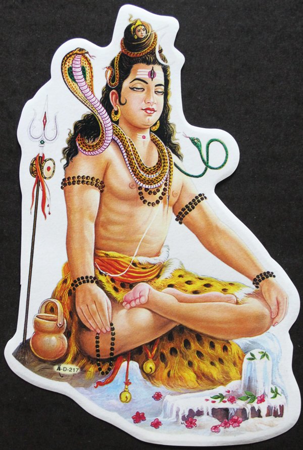 画像2: 神様シール：シヴァ ＜クリックポストOK＞