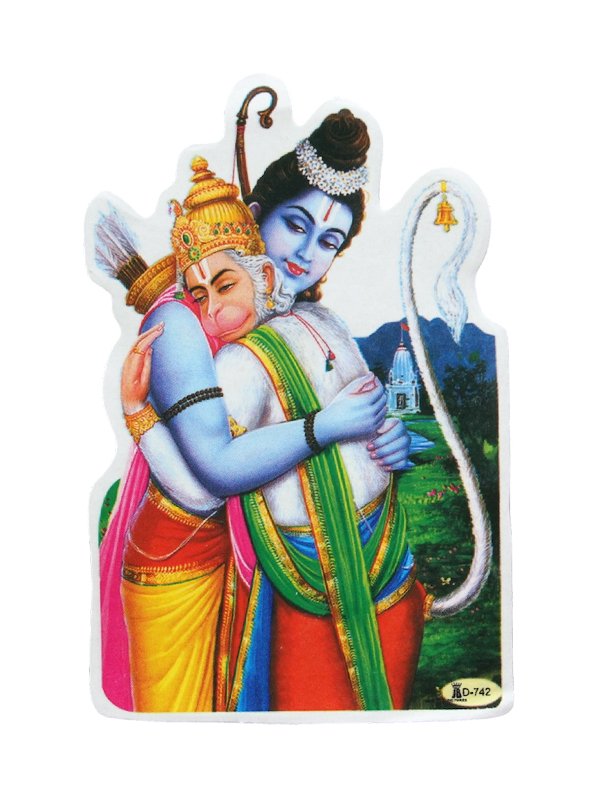 画像1: 神様シール：ハヌマーン＆シヴァ  ＜クリックポストOK＞